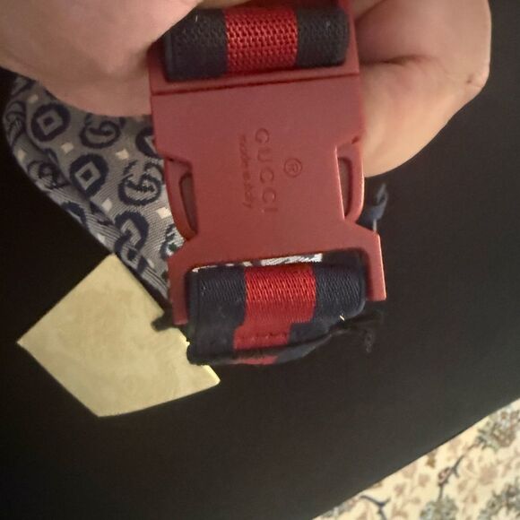 Brand new with box GG geometric-jacquard canvas belt bag - Picture 6 of 10